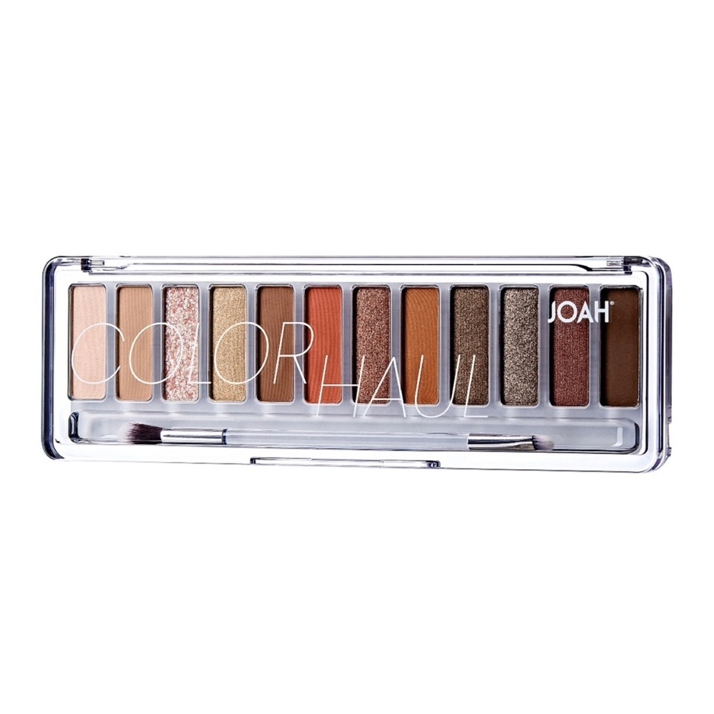 NEW Joah Smokeshow Color Haul Eyeshadow Palette 12 Shimmers, Mattes, Pearlescent